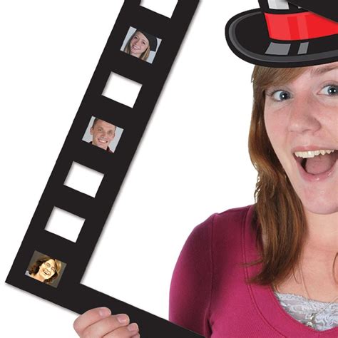 Filmstrip Photo Fun Frames Pack Of 5 Hollywood Themed Party