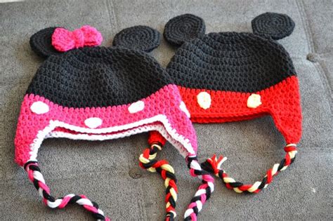 Knotty Knotty Crochet Minnie Little Mouse Hat Shoes And Skirt Set