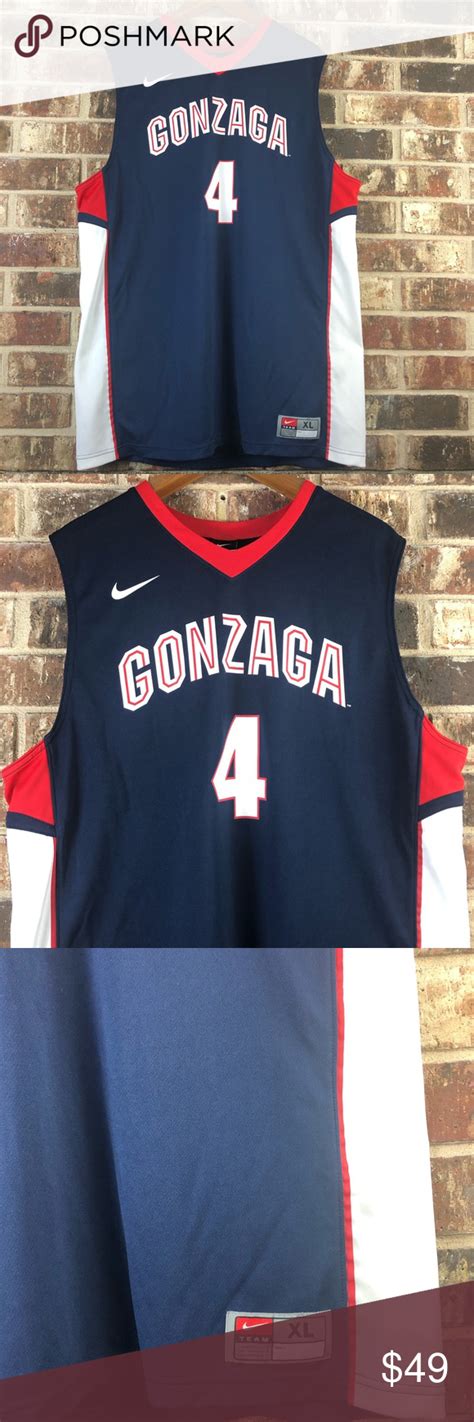 Nike Gonzaga Bulldogs Zags College Bball Jersey 4 Gonzaga Gonzaga