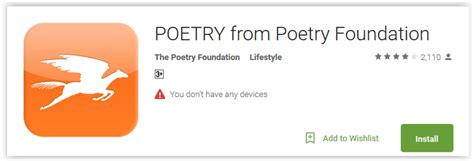 Poetry From Poetry Foundation Android Apps Reviewsratings And