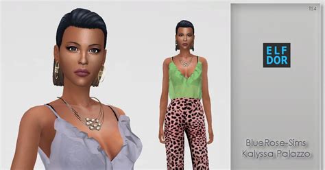 Bluerose Sims Kalyssa Palazzo Recolor Sims Sims 4 Sims 4 Update