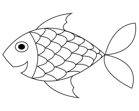 Fun Rainbow Fish Coloring Page Download Print Or Color Online For Free