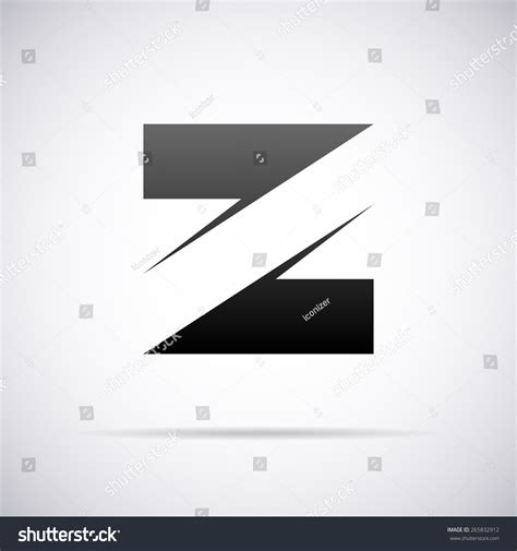 Vector Logo For Letter Z Design Template 265832912