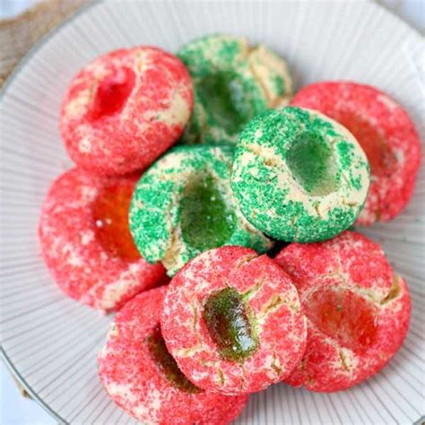 Gummy Bear Thumbprint Cookies Food Folks And Fun