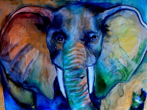 Watercolor Elephant Painting At Getdrawings Free Download