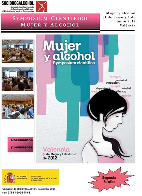 Socidrogalcohol Symposium CientÍfico Mujer Y Alcohol