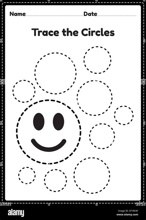 Free All About Circle Shapes Preschool Worksheets Kindergarten