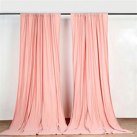 10 Ft X 10 Ft Polyester Professional Backdrop Curtains Wedding Party
