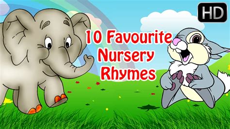 10 Favourite Animated English Nursery Rhymes Youtube