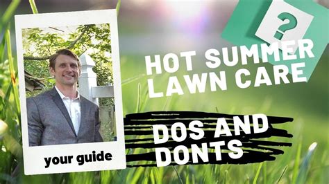 Summer Lawn Care Youtube