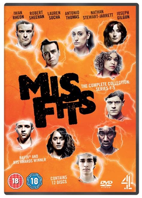 Misfits Series 1 5 Dvd Box Set Free Shipping Over £20 Hmv Store