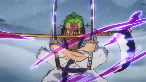 Zoro Uses Three Sword Style With A Scythe Youtube