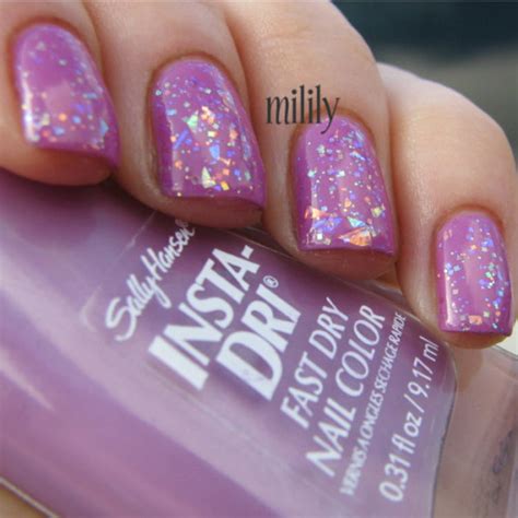 Sally Hansen Lively Lilac Topped With Opi I Lily Milily