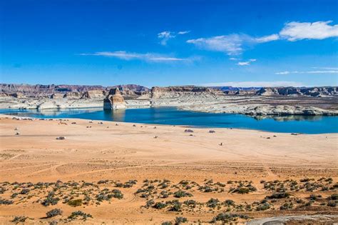 Lone Rock Beach Lake Powell Utah Stunning Campground