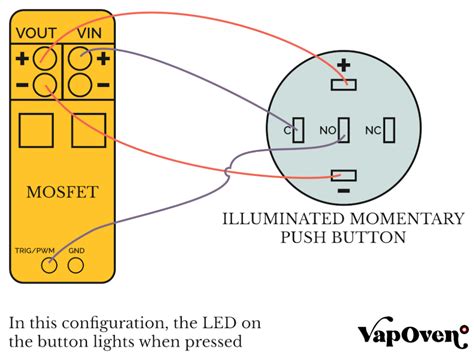 Wiring An Illuminated 5 Pin Momentary Push Button • Vapoven