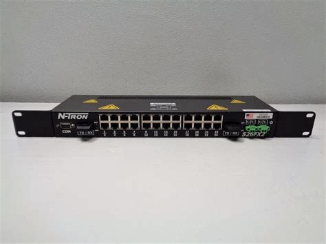 N Tron 24 Port Rack Mount Ethernet Switch 526fxe2 A Sc 15