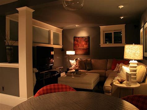 Basement Living Room Paint Ideas Cool Basement Ideas For