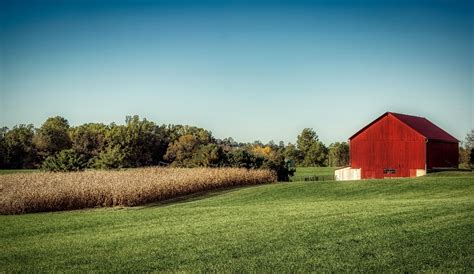 Landscape Farm Barn Free Photo On Pixabay Pixabay