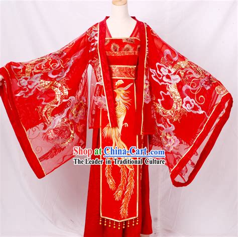 ancient traditional han dinasty wedding dress
