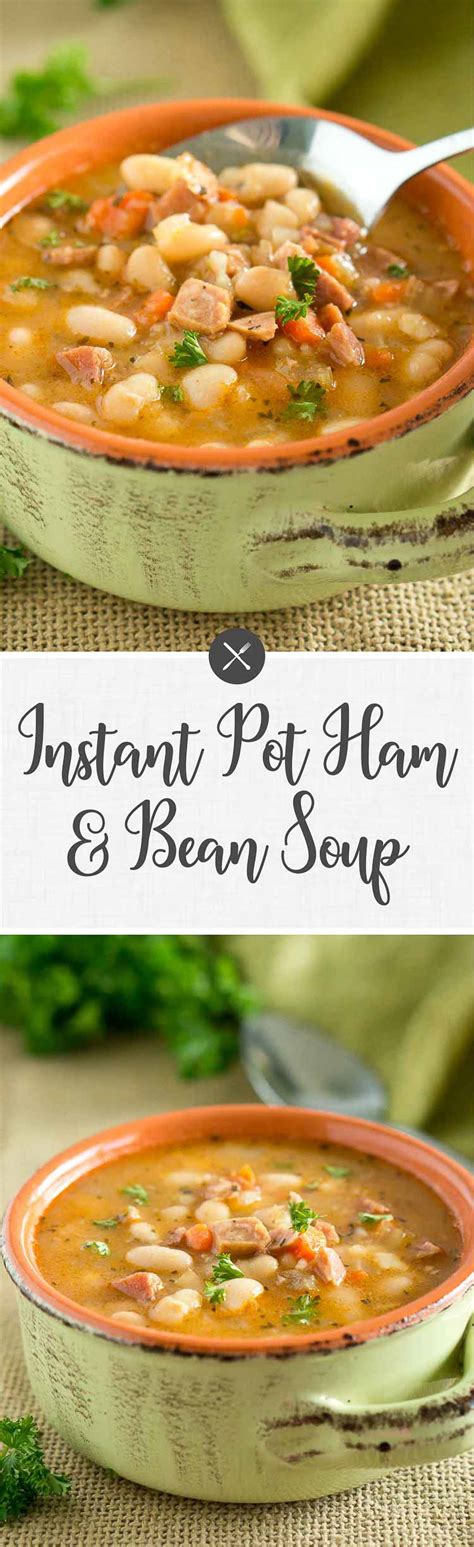 Instant Pot Ham White Bean Soup Delicious Meets Healthy