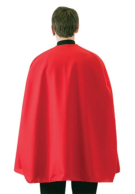 Use a paintbrush to draw tiger stripes on the forehead and cheeks. Red Superhero Adult Cape