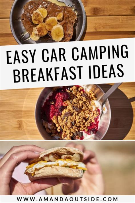 Easy Camping Breakfast Ideas Amanda Outside Recipe Easy Camping