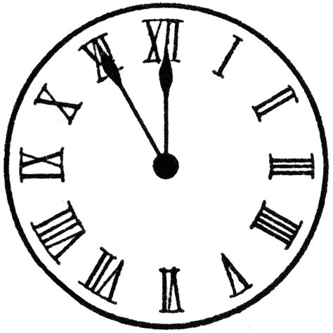 Clipart Clock Outline Clipground