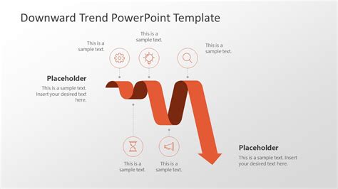 Downward Trend Diagram For Powerpoint Slidemodel My Xxx Hot Girl