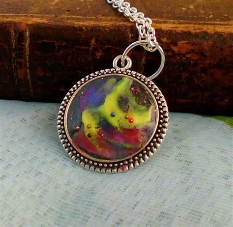 RESERVED FOR JONATHAN Galaxy Necklace Nebula Pendant Etsy UK Nebula