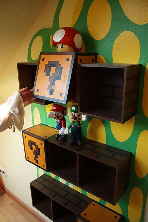 I creat my set with tsr workshop last version. Cool Kids Bookshelves for Mario Themed Room | Kidsomania