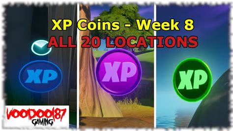 Смотреть видео про fortnite xp coins all locations. Fortnite - XP Coins - ALL 20 LOCATIONS - Week 8, Chapter 2 ...