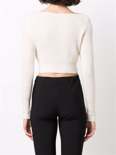Jacquemus Knitted Cropped Top Farfetch