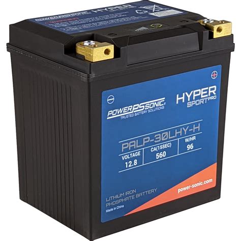 Power Sonic Palp 30lhy Hyper Sport Pro Lithium Powersport Battery