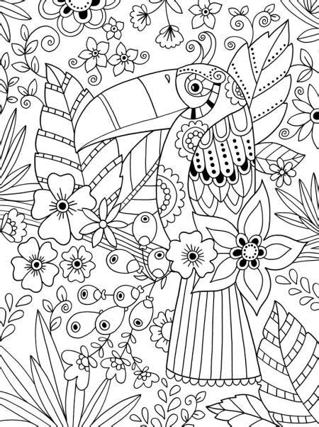 Rainforest real kids yoga | pink oatmeal shop. Rainforest Birds Coloring Pages at GetColorings.com | Free ...