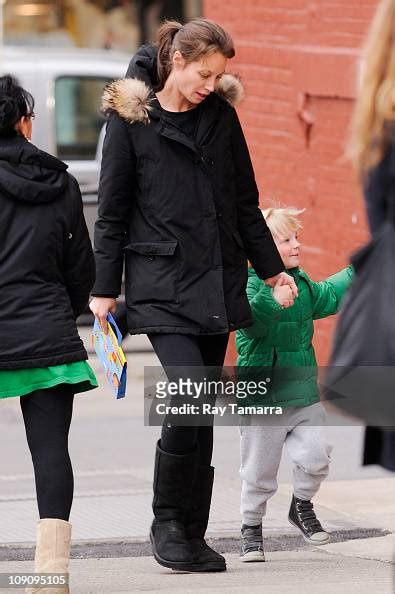 Model Christy Turlington Burns Brings Her Son Finn Burns To School On