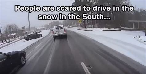 Driving In The Snow The North Versus The South Video