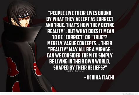 Free Download Deep Naruto Quotes Wallpaper In Itachi Quotes Itachi
