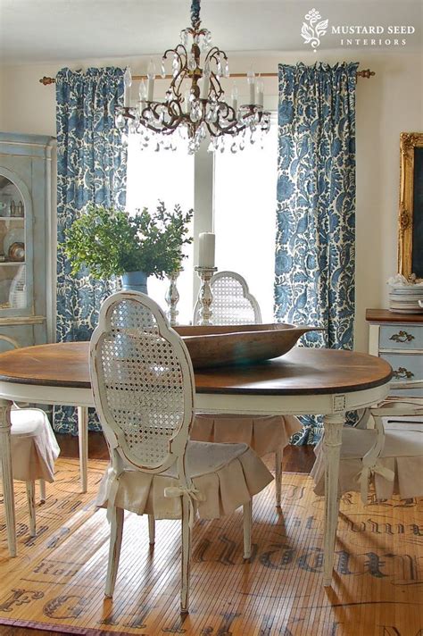 Inspiration Feeling Blue French Country Dining Room