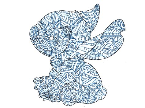 Mandala Coloring Pages Stitch