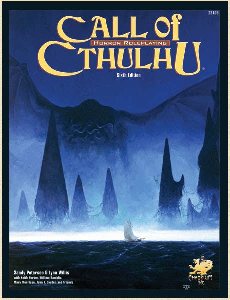 Call Of Cthulhu Rpg 6th Edition Cha 23106 Role Playing Games Products