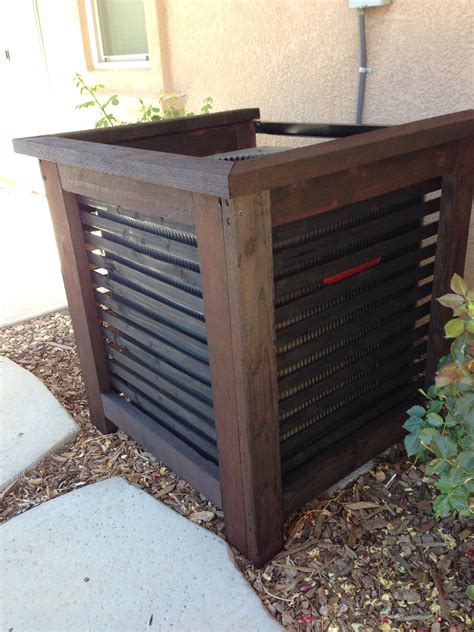 Make your outdoor ac cover do double duty as it also provide storage space your outdoor tools. Pool Wärmepumpe Verkleidung