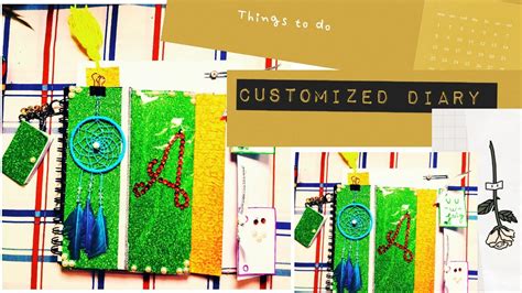 How To Create A Customized Diary How To Make Personalised Diary At