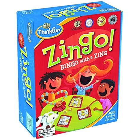 Thinkfun Board Games Zingo Bingo Award Winning For Pre Readers Early