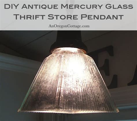 Diy Antique Mercury Glass Pendant {a Tutorial}