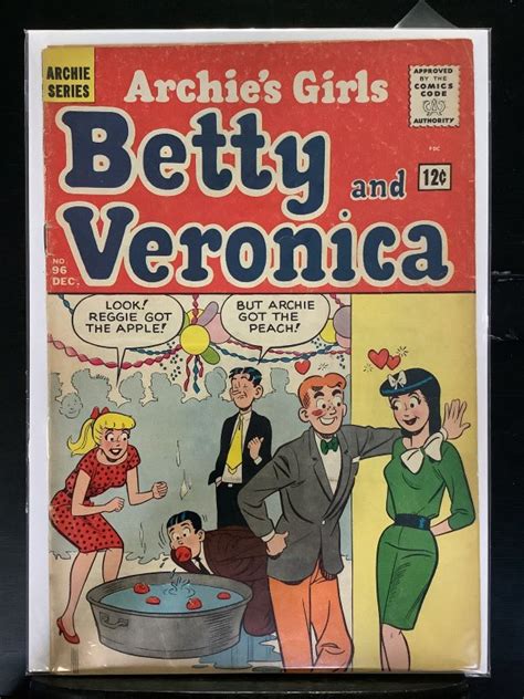 archie s girls betty and veronica 96 1963 comic books silver age archie comics cartoon