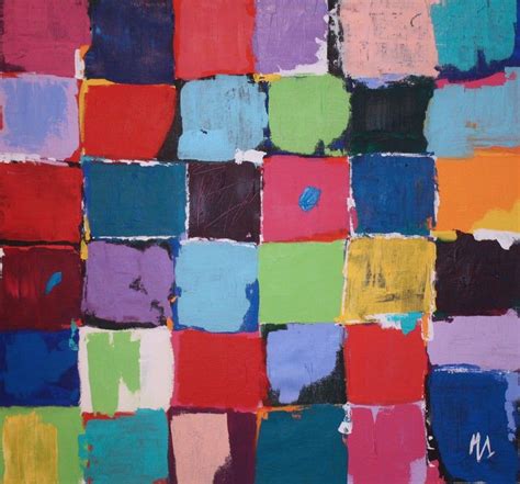 Title Ometepe Color Block Abstract Painting Color Block Painting
