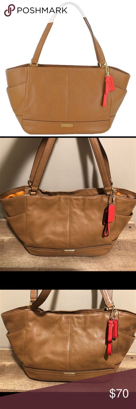 Smooth Park Leather Carryall British Tan Handbag Tan Handbags
