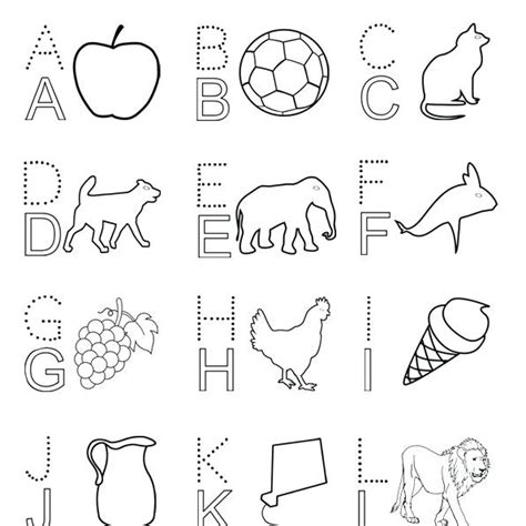 Alphabet Letters Coloring Pages At Free Printable