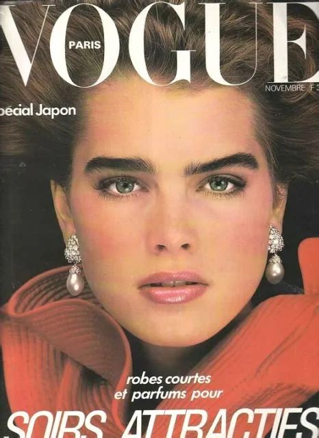 Vogue Paris 1982 Brooke Shields Furs Farrah Fawcett Charlotte Rampling