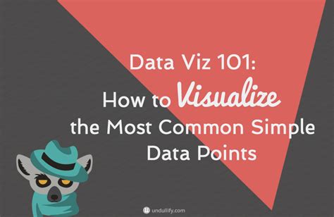 Data Visualization 101 How To Visualize The Most Common Simple Data